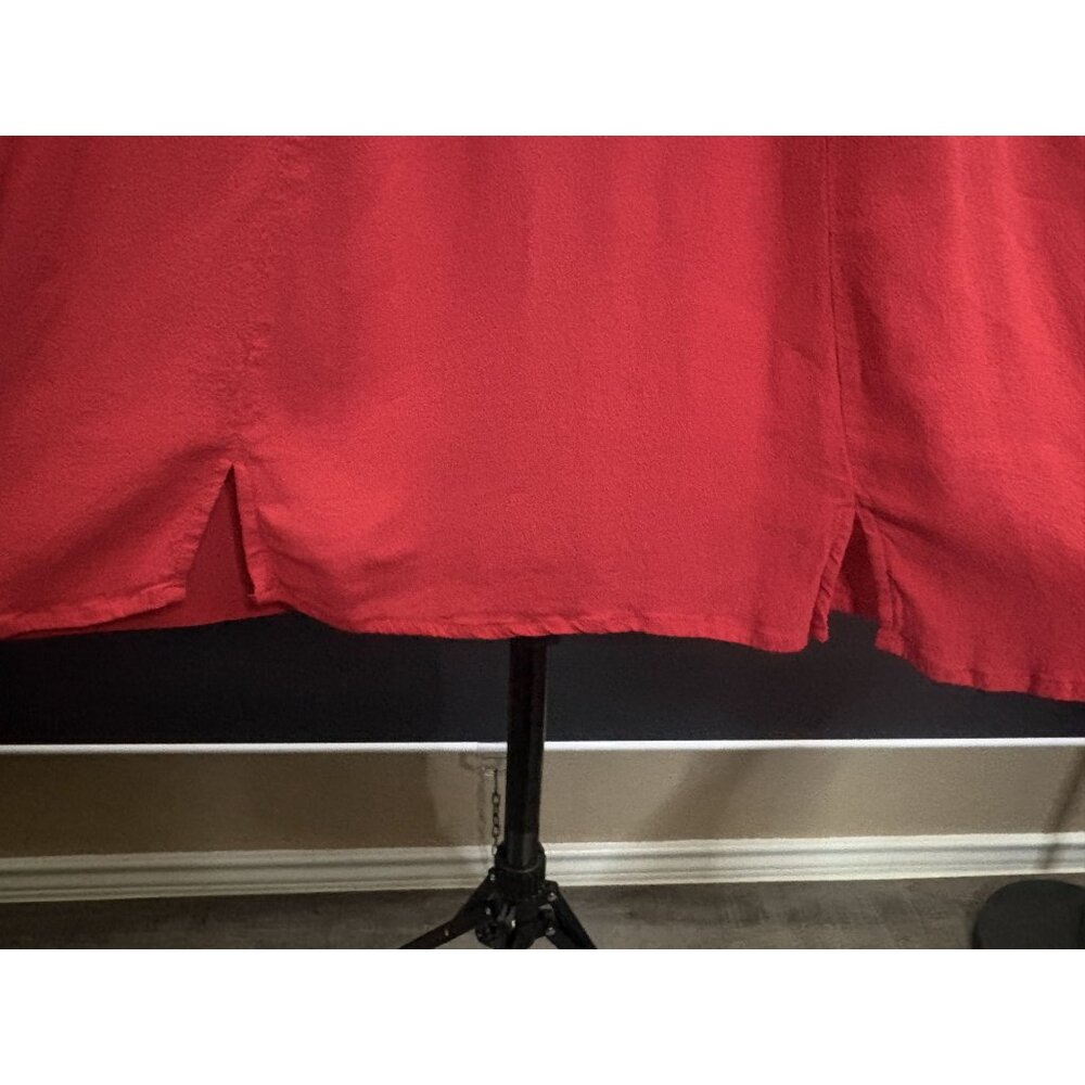 Kendra & Kylie Red Sexy Short Sleeve Heart Open Back Cutout Flowy Mini Dress - Picture 7 of 9